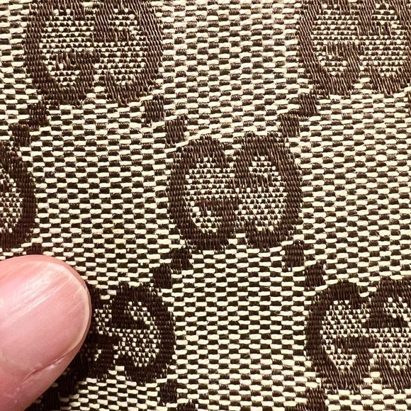 GUCCI Logo GG Pattern Eclipse Shoulder Tote Bag Canvas | Leather Brown | Italy - Picture 6 of 16